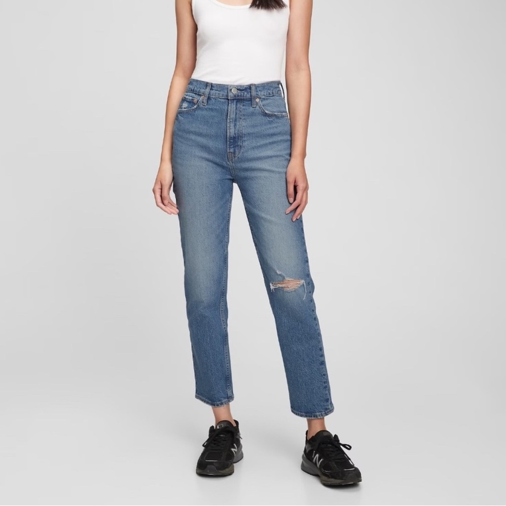 Gap Cheeky Straight Sky High Jeans